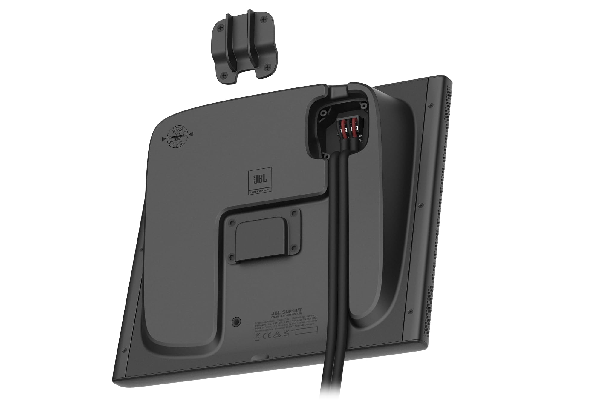 JBL SLP12/T - Enceinte Murale à Profil Bas, 7,6 cm, Noir, 1 Paire