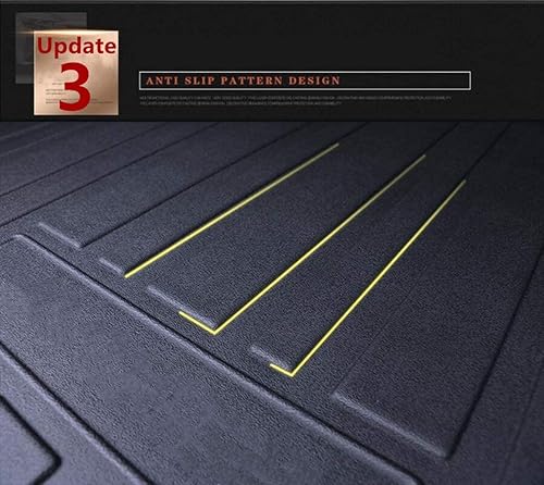 Miniatura 6 de Grand Cherokee L Cargo Liners para todo tipo de clima, tecnología 3D, duradero, TPO, impermeable, para maletero, protector de suelo, compatible con