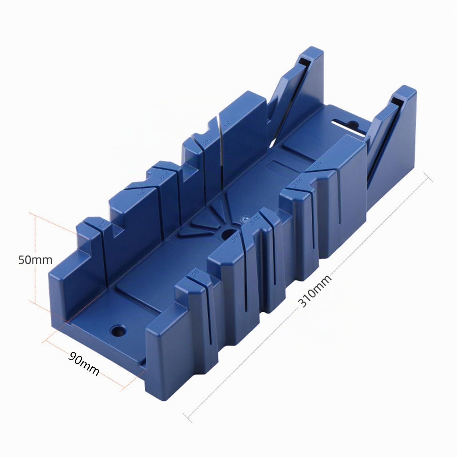 Ensemble robuste et stable de scies à onglets d'angle à main avec boîte de rangement pour cadres photo, lignes de peinture, plinthes