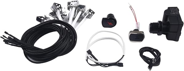 Kit de module d'allumage électronique pour grills Charbroil, allumeur 2/3/4/5 sorties avec fils et boutons, remplace 9446392 8678636P06, compatible avec les barbecues de performance - 2