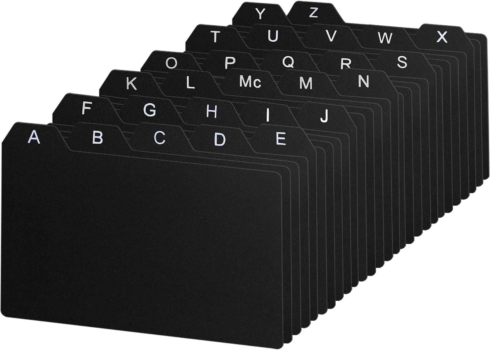 Acrimet AZ Index Card Guides for 4” X 6” Card Holder