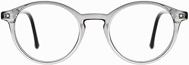TIJN Blue Light Blocking Glasses Men Women Vintage Thick Round Rim Frame Eyeglasses
