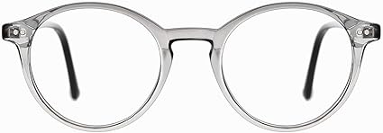 TIJN Blue Light Blocking Glasses Men Women Vintage Thick Round Rim Frame Eyeglasses