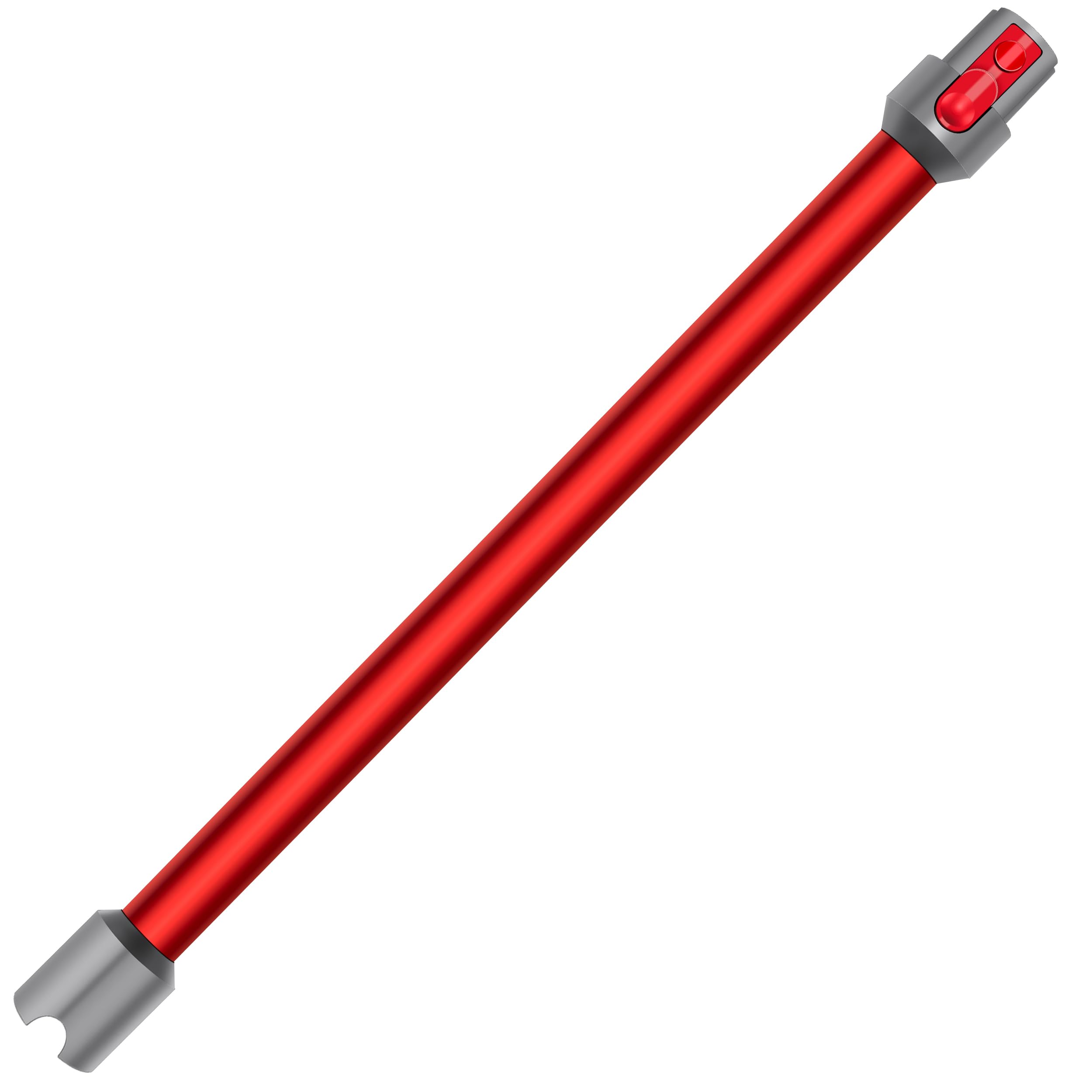 Tubo Prolunga compatibile per Dyson V7 V8 V10 V11 V15 Asta Telescopico in Alluminio, Lunghezza 72cm, Connettore a Sgancio Rapido - Rosso