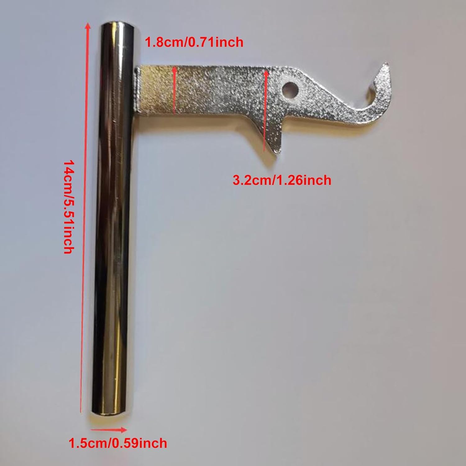 Fireplace Door Handle，Replacement Handle Sturdy Easy to Install Attachment
