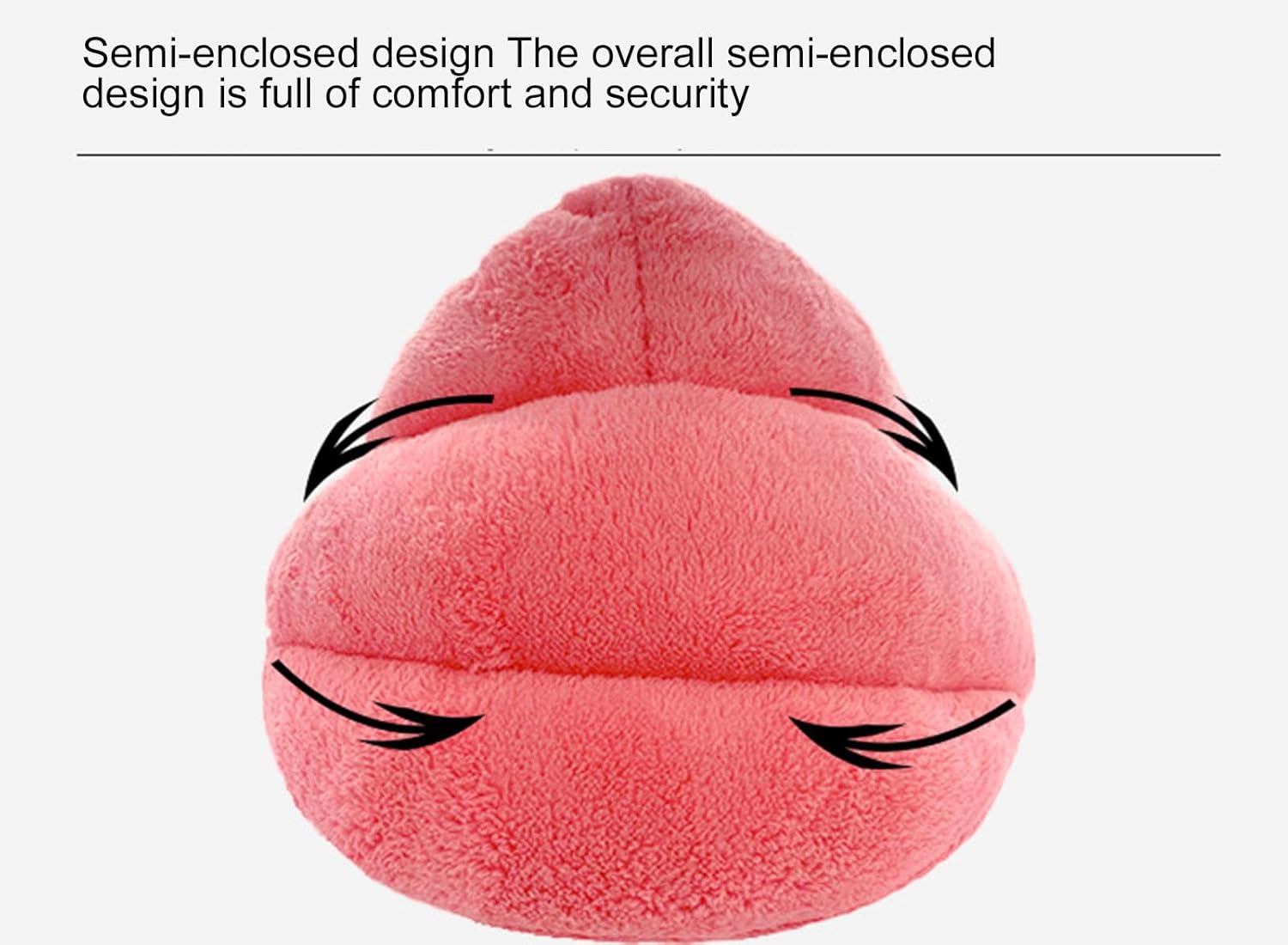 Pet Tent Cave Bed for Small Medium Cats Dogs Pets Sleeping Bag Thick Fleece Warm Slipper Dog Bed Cuddler Burrow House Hole Igloo,B-30 * 27 * 26