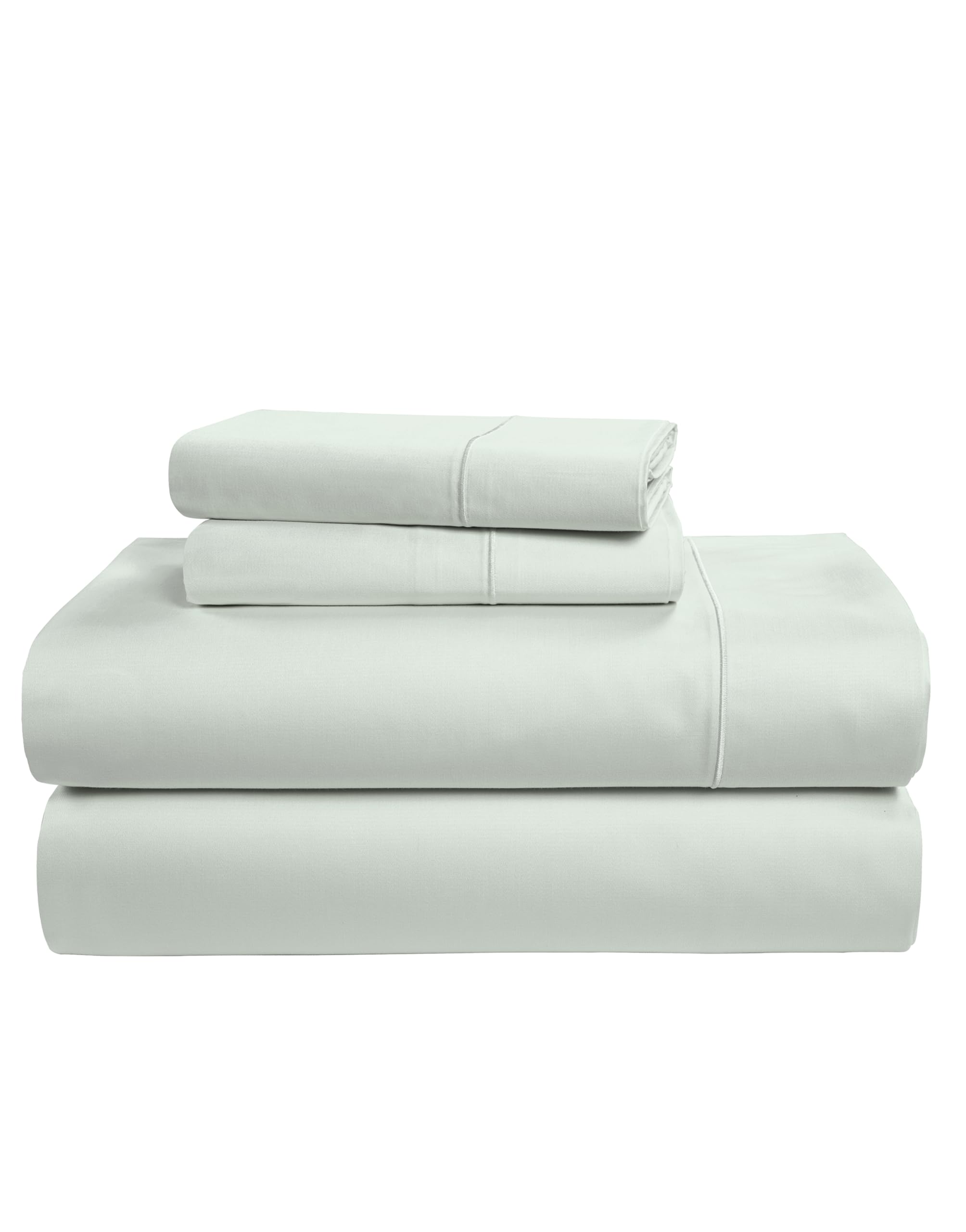 100% Egyptian Cotton Sheet Set Queen Size – Silky Sateen Weave Queen Sheet Set for Winter Sleep Comfort, 15" Snug Fit Deep Pocket, Breathable & Durable, Hotel-Quality Soft Luxury You Can Feel - Taupe — view 60