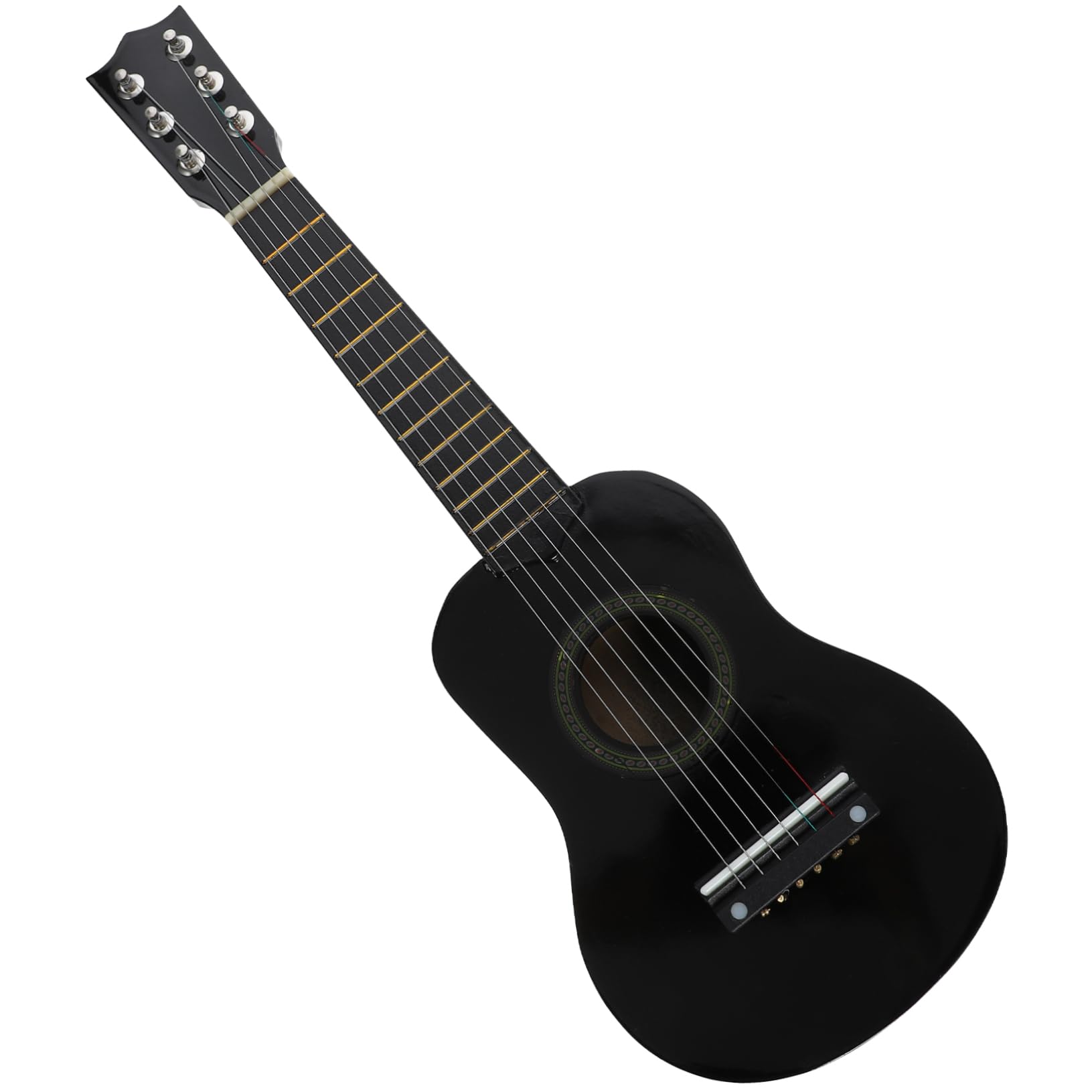 BESPORTBLE Chitarra Giocattolo in Legno Strumento Musicale Simulato per Ragazzo Ragazza Chitarra Acustica Giocattolo Educativo Strumento Musicale