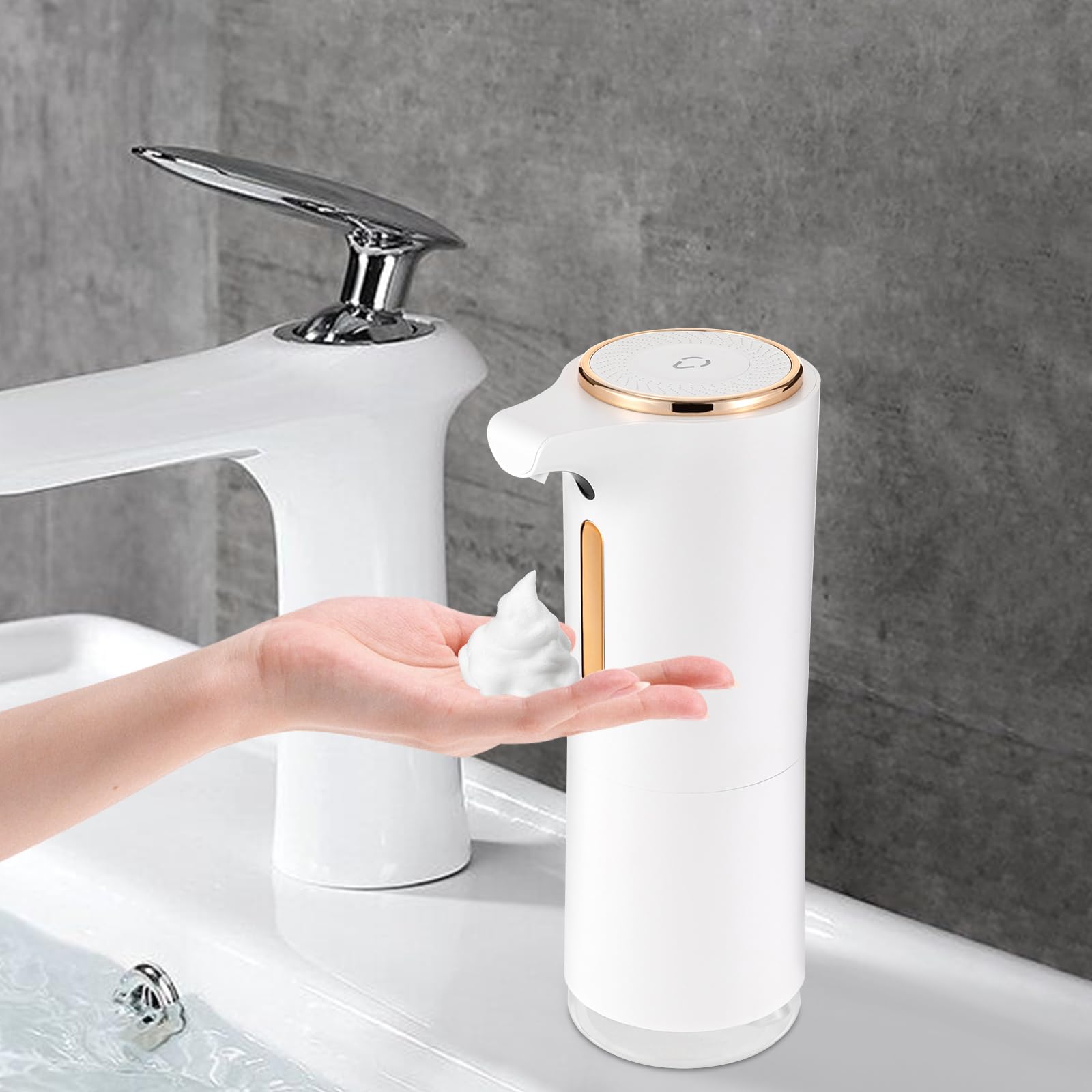 Elektrischer Seifenspender 400ml Automatisch - Berührungsloser Schaumspender Mit Sensor