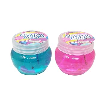 Candy Shaped Soft Slime Toy for Kids Glitter(Pack of 2)