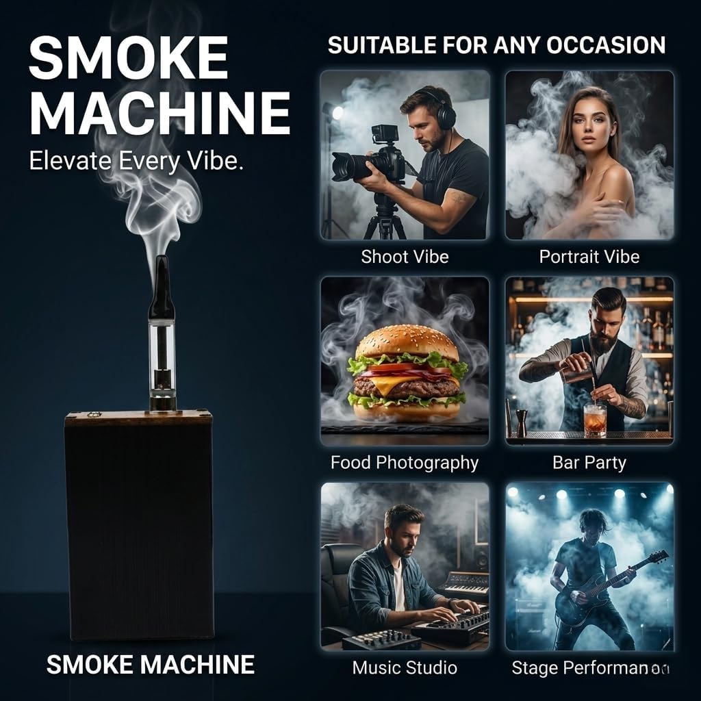Mini Handheld Fog Machine with Metal Shell and Wireless Remote image 4