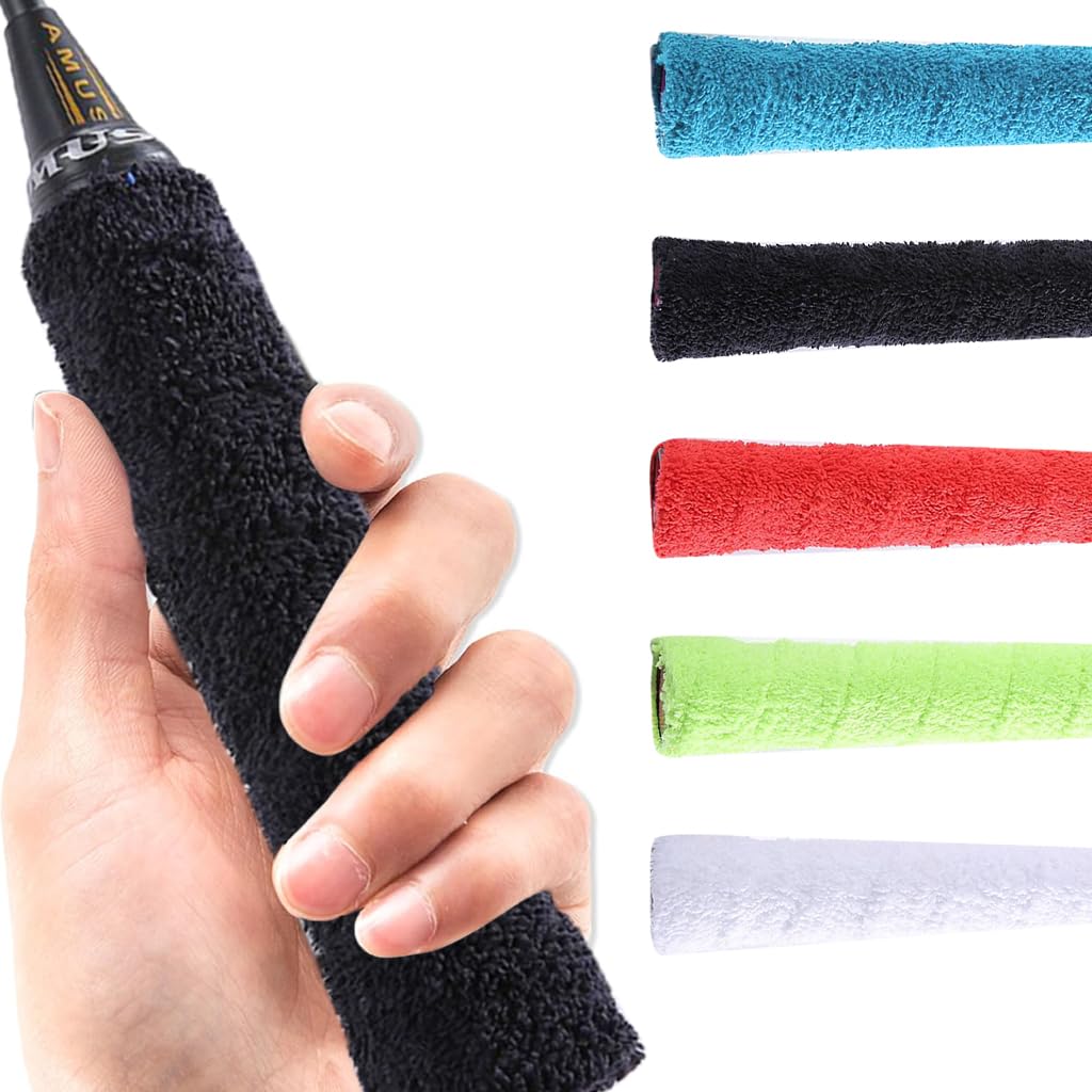 Proberos® 5 Rolls Racquet Towel Grip, Towel Grip for Badminton Racquet, 5 Colors Cotton grip for Badminton Racket Sweatband Tape Anti-Skid Towel Grip Tape (B0D1V3SSXZ) Amazon Price History, Amazon Price Tracker