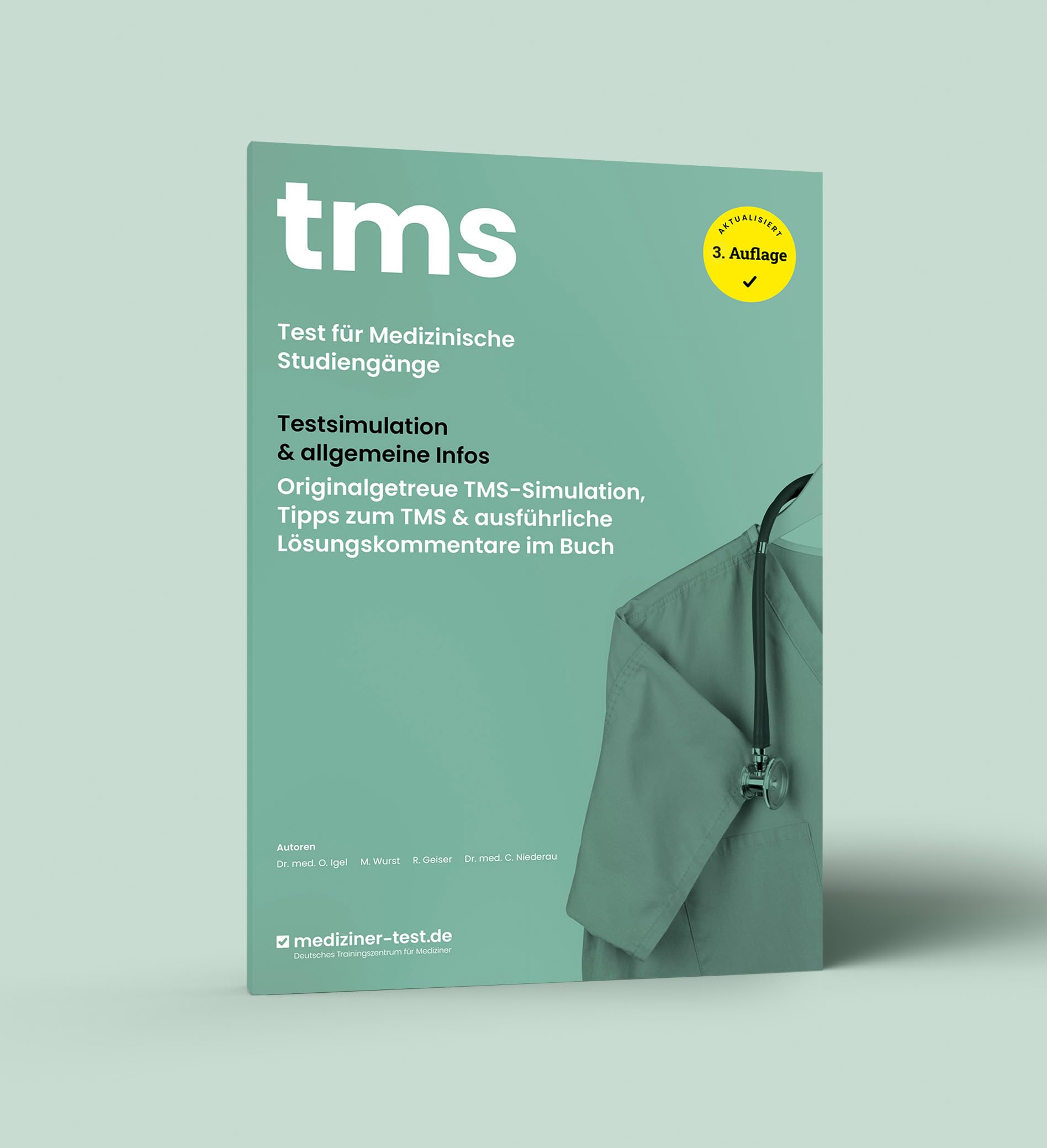 TMS Vorbereitung 2026 | Testsimulation & Übungsbücher zur Vorbereitung auf den Medizinertest | 8 Bücher, mehr als 130 Simulationen und 3.000 Aufgaben | TMS-Buchreihe von mediziner-test.de (3. Auflage)
