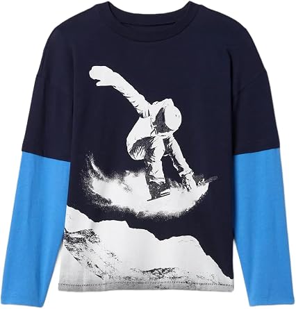 Gap Boys Long Sleeve Layered Tee