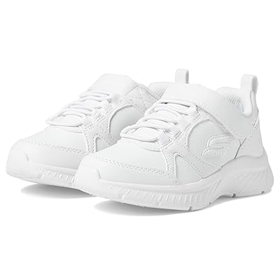 SKECHERS KIDS Microspec Plus School Sweet (Little Kid/Big Kid) Girls Shoes White