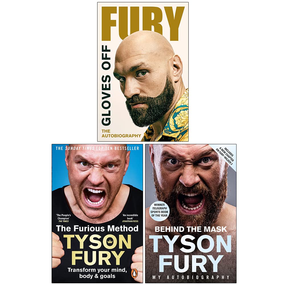 Tyson Fury Collection 3 Books Set (Gloves Off[Hardcover], The