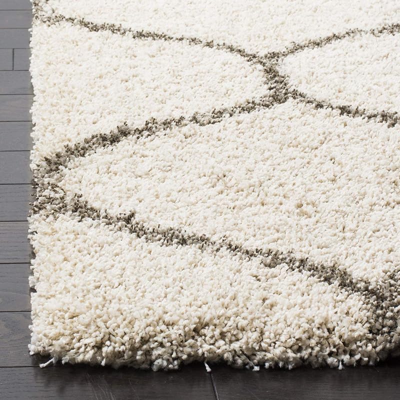 Image of Carpet for Living Room, Bedroom and Hall Handmade Microfiber Cozy Soft and Fluffy Shaggy Area Rug with 2 inch Thick Anti Skid Carpet [2x4 Feet Ivory Beige]