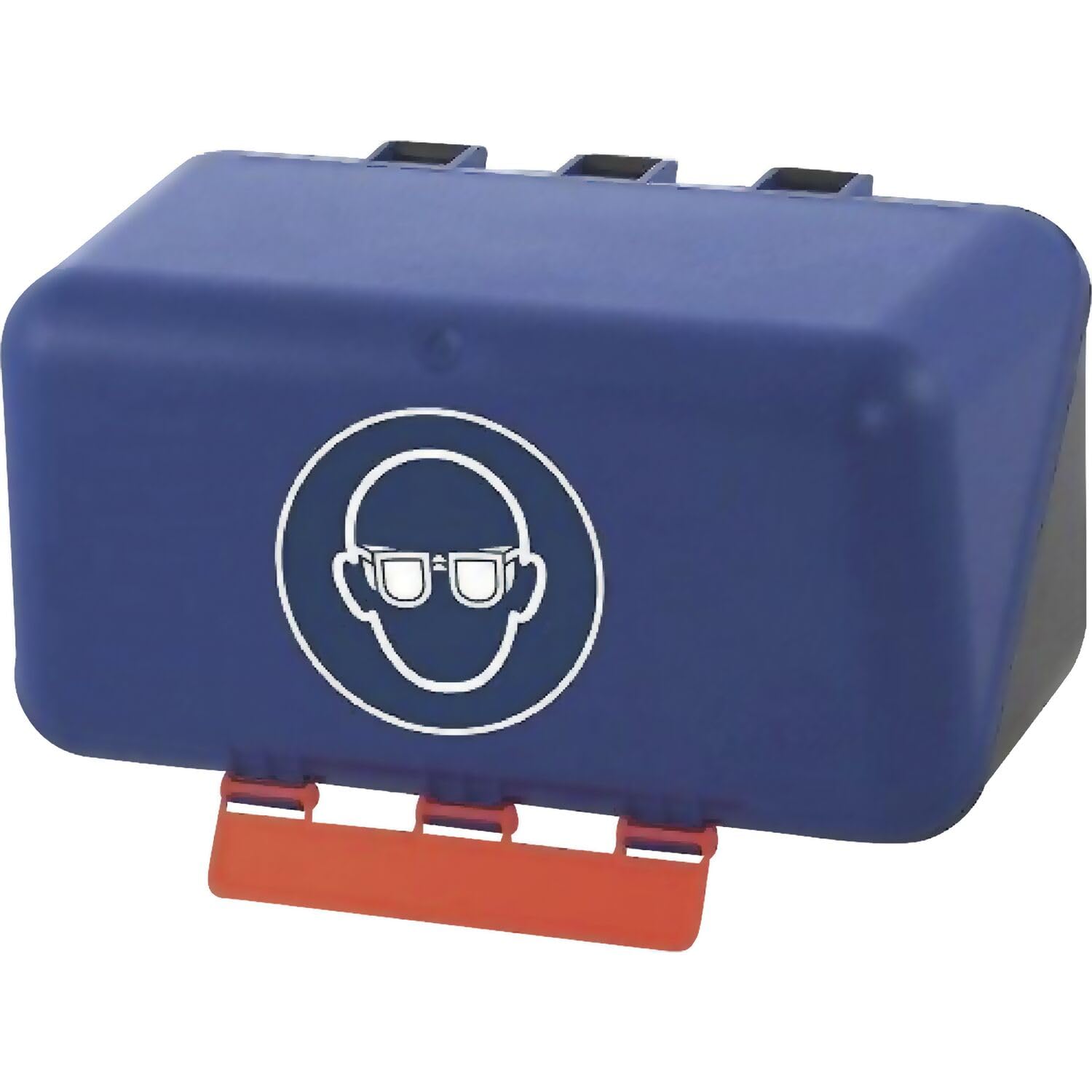 Gebra Aufbewahrungsbox SECU Mini Standard, für Bügelbrillen, blau