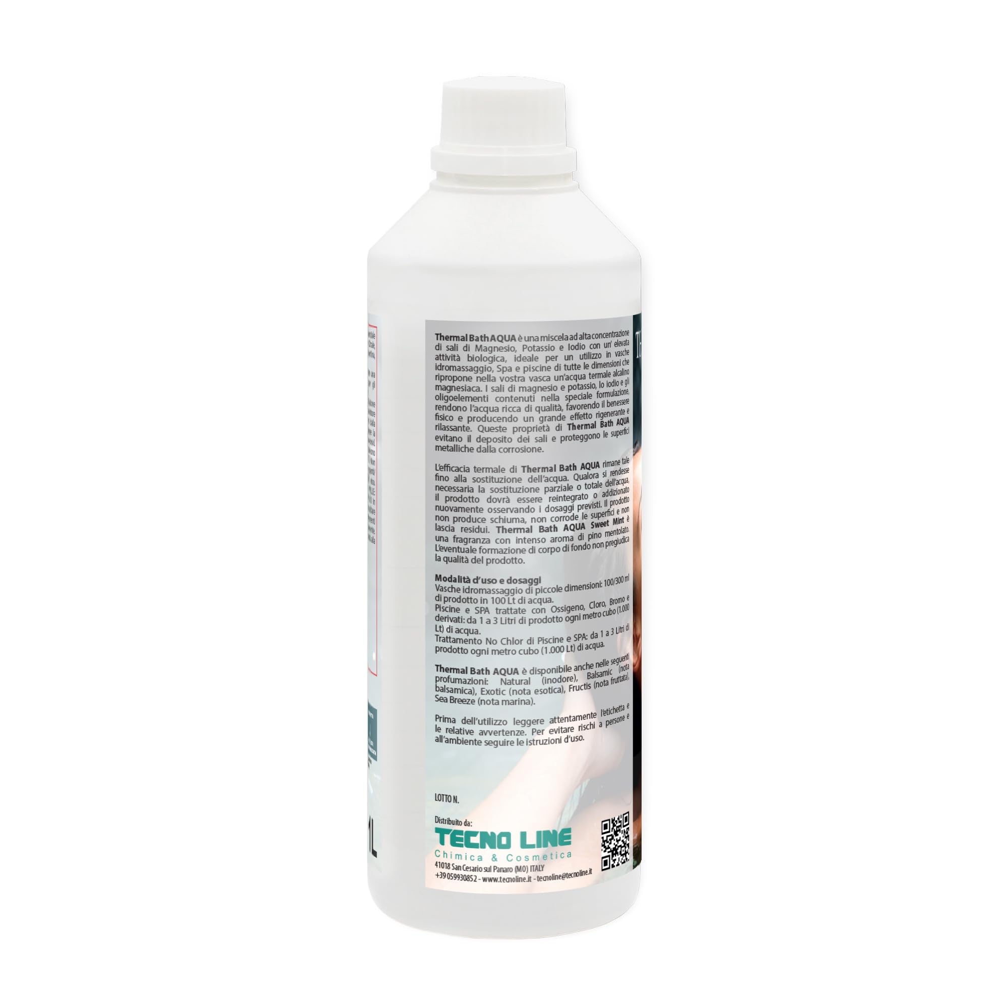 Thermal Bath SET Ossigeno Attivo past.20 gr 1,2Kg + 2pz Aqua Sweet Mint 1Lt | Ossigeno Pastiglie 20gr e Acqua Termale con Magnesio, Potassio e Iodio, Aroma Pino Mentolato, per Piscina e Spa Idromassaggio