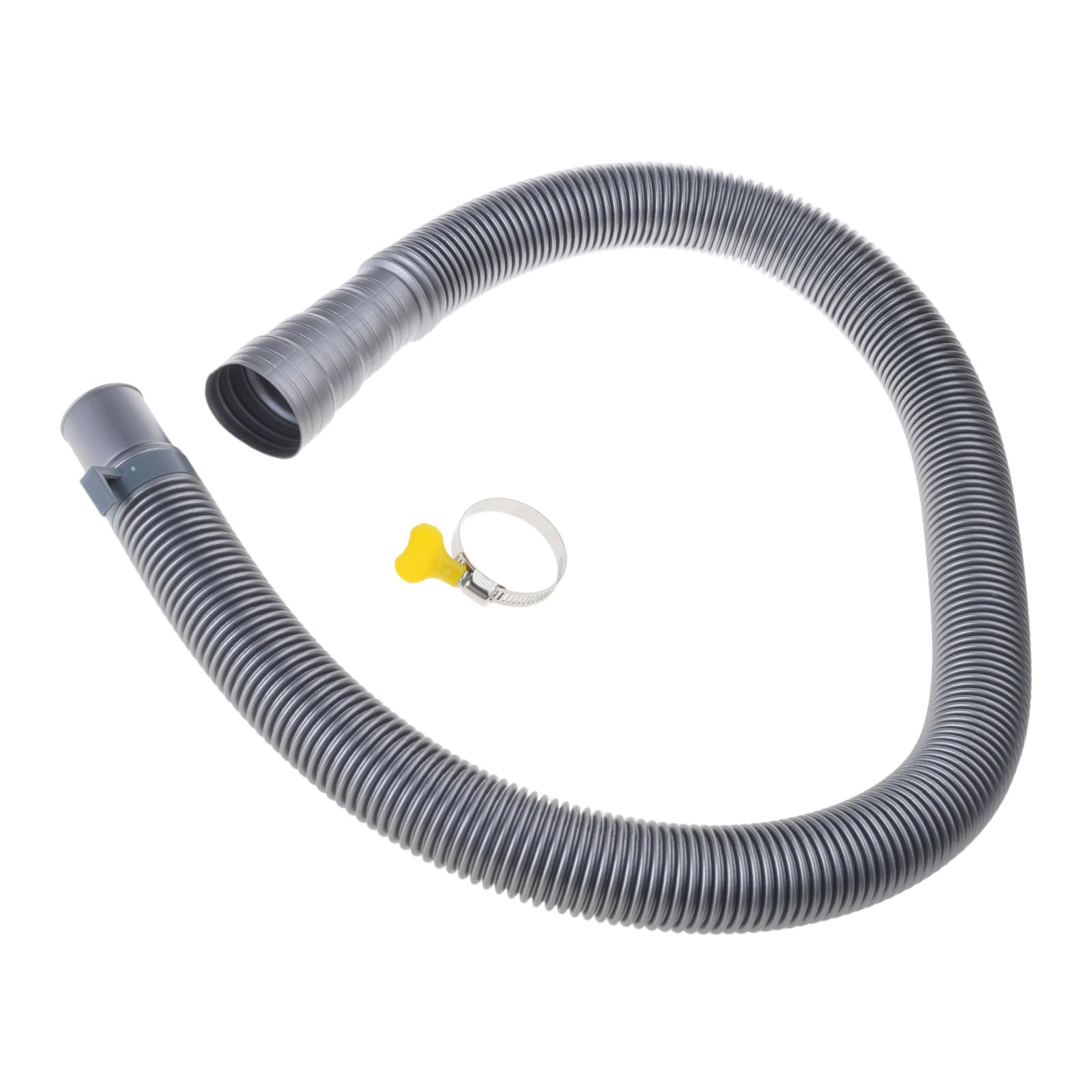 Length Drainage Hose Reinforced Steel Rubber Extension Tube Fit for Top Load Washers Automatic Washer Drain Pipe Extension