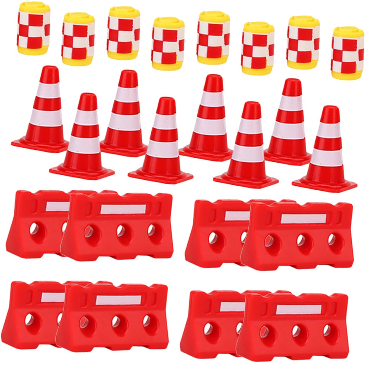 NOLITOY Ensemble de 36 Mini Cônes de Signalisation en Plastique Éducatif Interactif Parent-garçon et Filles pour Garçon et Filles, pour Anniversaire et Apprentissage Ludique