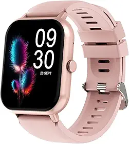 SmartWatch, relogio smartwatch feminino com 1.83' Ecrã tátil, à prova d'água IP68, Recebimento de Notificações, relogio smartwatch masculino com 100+ Modos Esportivos Faz e Recebe Ligações (Rosa)