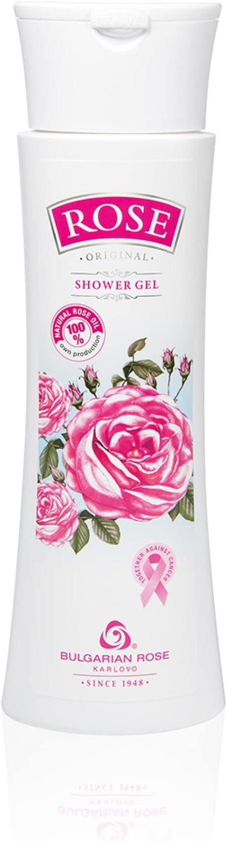 Rose Bulgarian Body Wash with Natural Oil, Moisturizing Shower Gel, Cleansing and Nourishing, Hydrating Water for all skin types