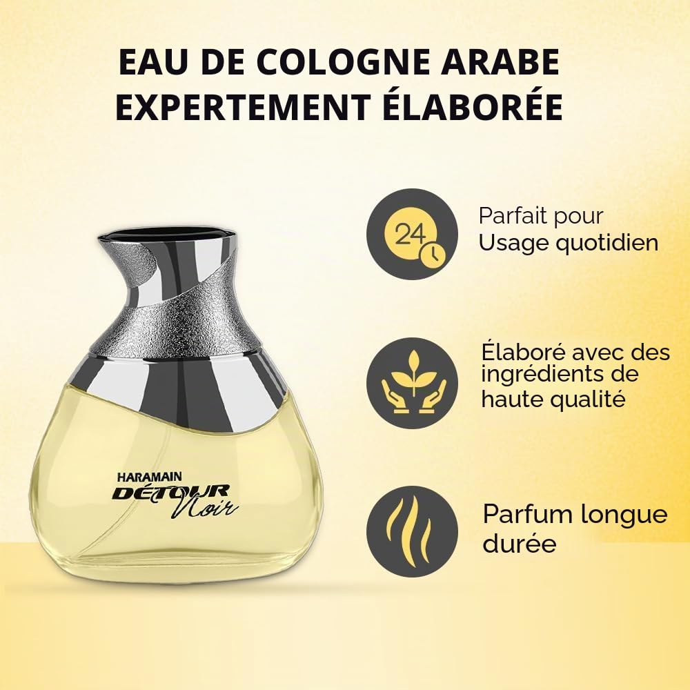 Al Haramain Detour Eau de Parfum 100ml (Detour Noir)