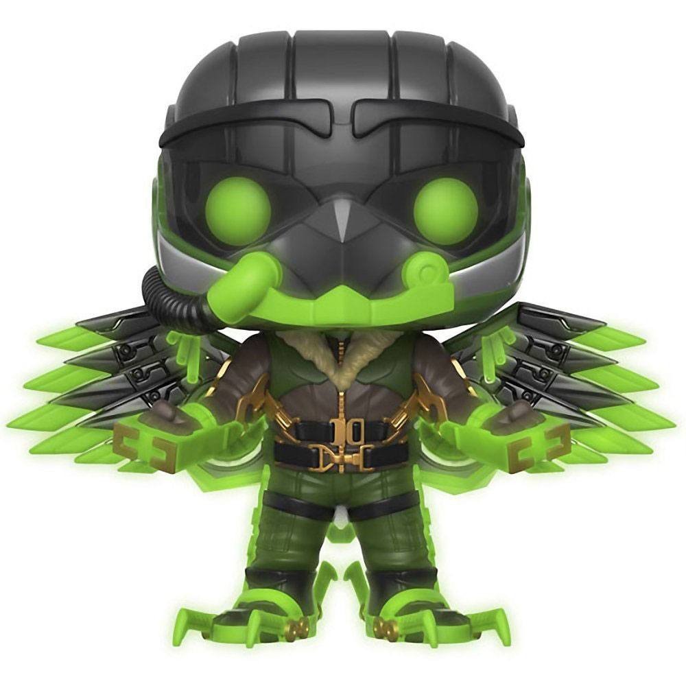 Funko Green Marvel 604329 Pop Vinyl 227 Spider-Man Homecoming Gitd Vulture, Action Figures