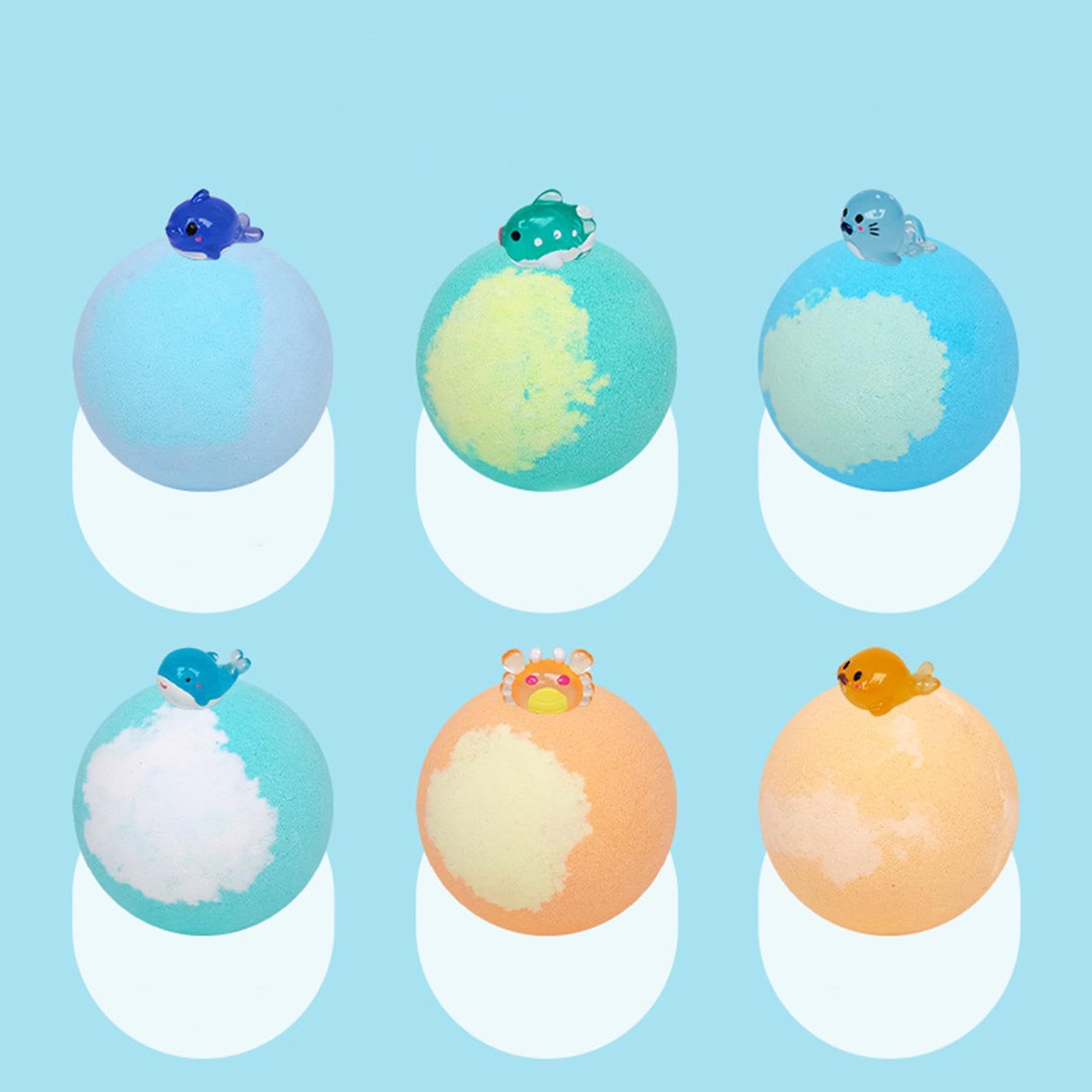 Palline da bagno per bambini, 6 pezzi, biologiche