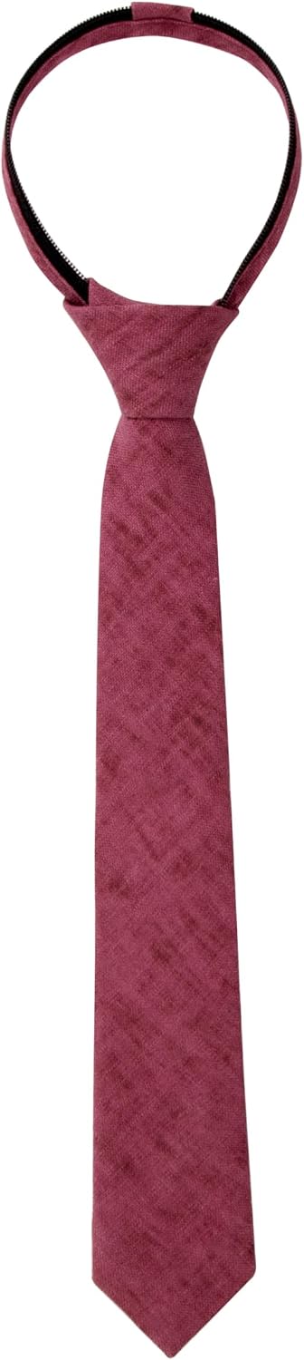 Spring Notion Boys' Mottled Linen Zipper Necktie
