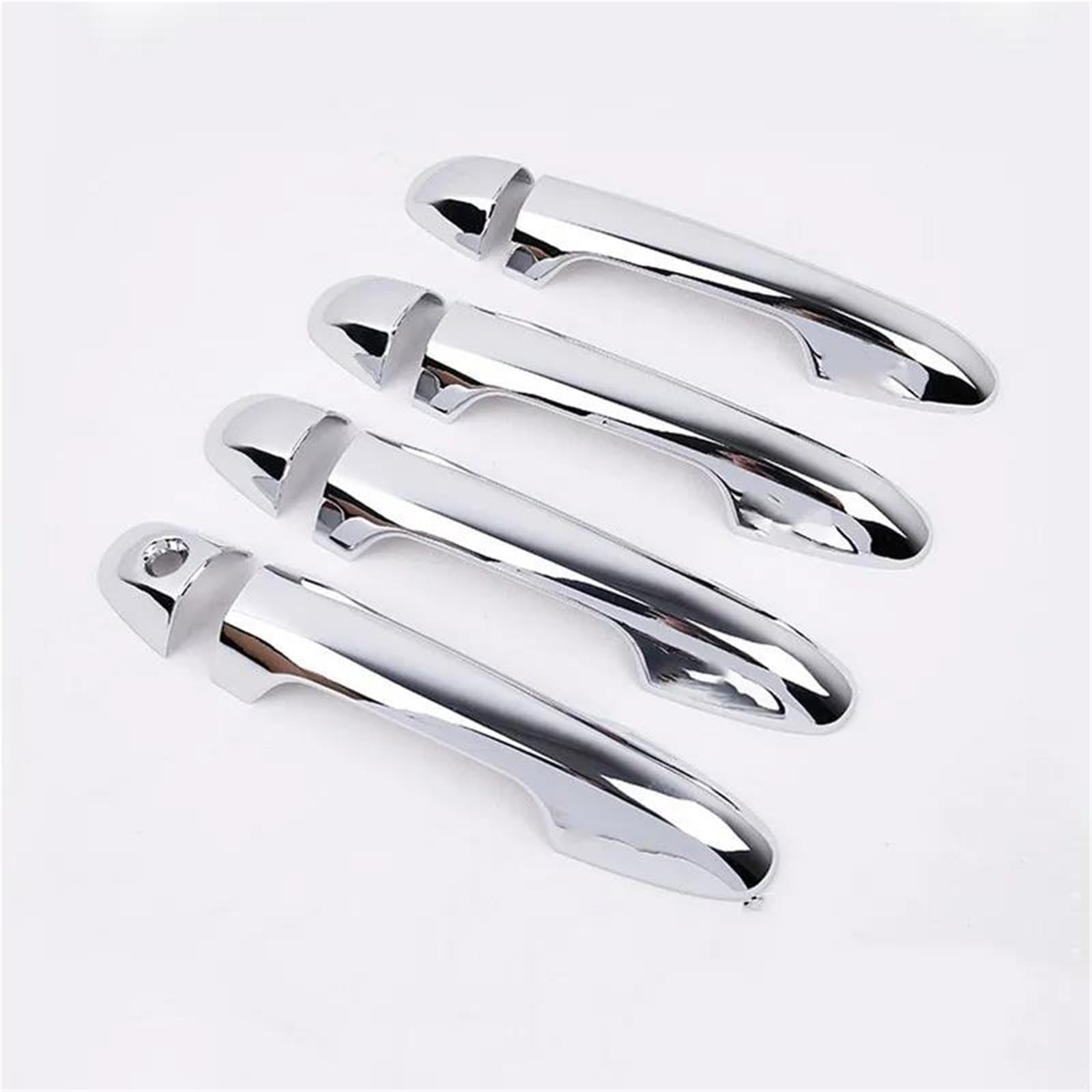 Yytemd Handle No Sensor Car Accessories Exterior Door Handle Bowl Cover For Toyota For Rav4 Xa40 2014-2018 Chrome(Handle No Sensor)