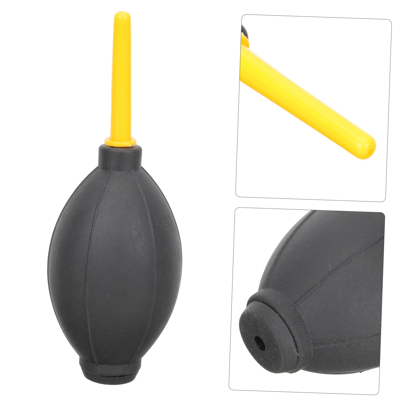 Yardenfun Soplador De Polvo y Lentes Para Limpieza De Cámaras 3 Piezas, Para Fotógrafos Profesionales, Diseño Compacto, Aire Comprimido Rápido, Uso En Cámaras y Equipos Electrónicos, Color Negro