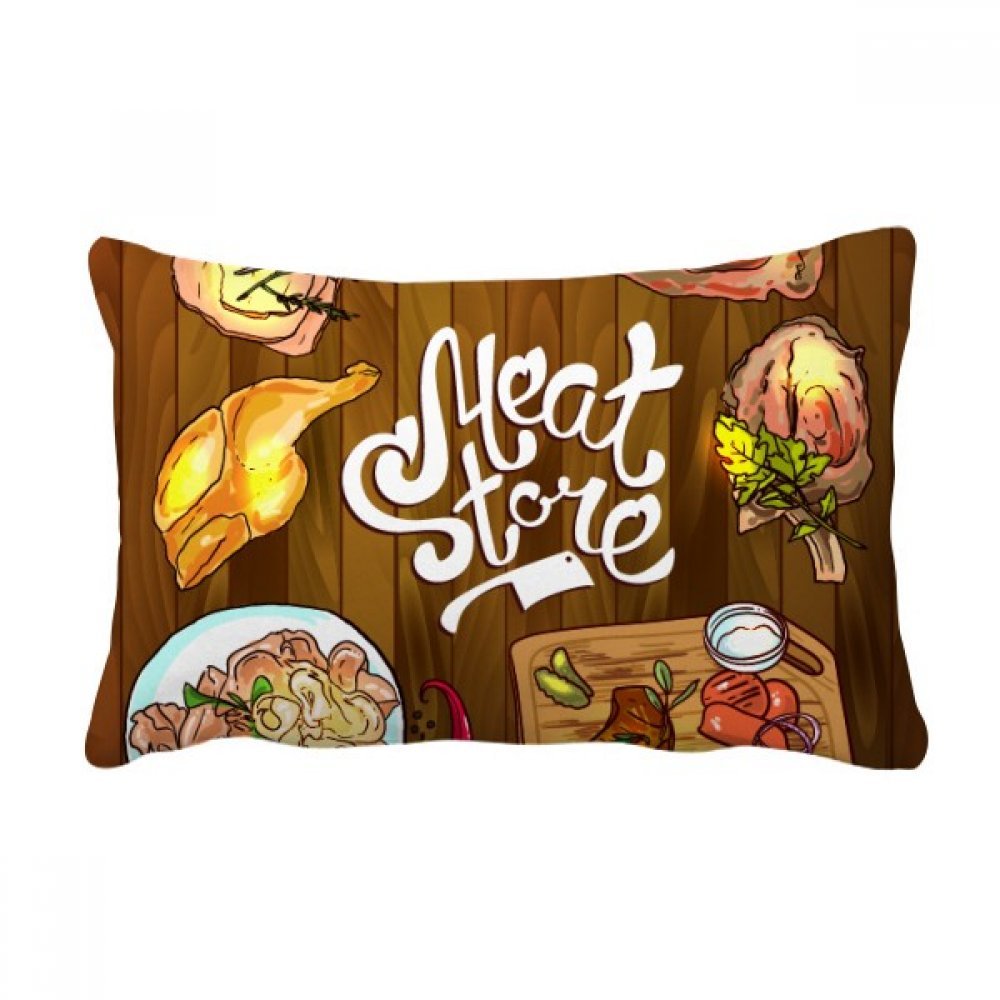 Coussin lombaire motif viande soulagement du dos oreiller canapé confortable