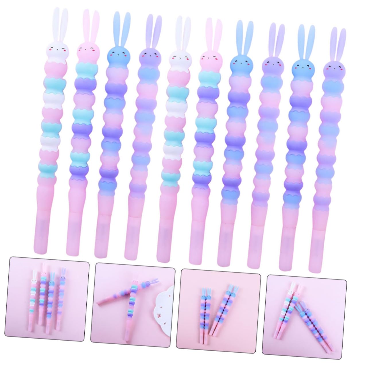 Operitacx 10pièces Lot De Stylos Gel Pour Étudiants Papeterie Stylos Écriture De Prise De Notes Fournitures Écriture