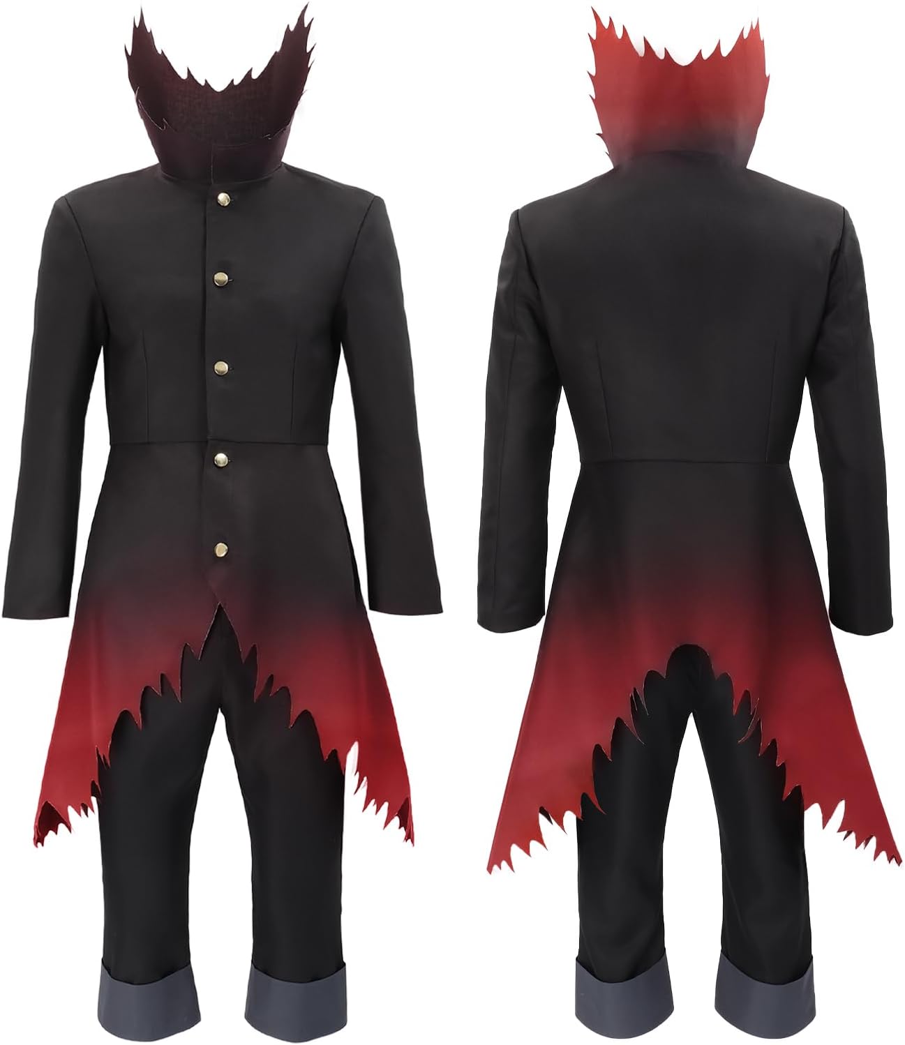 C-ZOFEK US Size Men's Cosplay Costume Jacket Pants Glasses Mask Full Set Outfit Halloween