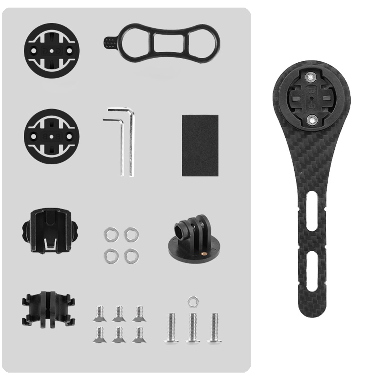 QIAOLIDA Bicycles Computer Mounting Stand Extension Mount Bracket Cycling Bikes Stems Speedometer Holder Front Bike Handle Mount