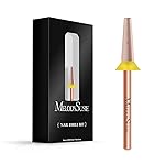 MelodySusie Tapered Barrel Nail Buffer Bit, Professional Safety Carbide Nail Bit for Nature Nail Bed File Cuticle Dead Skin Cleaning Nail Prepare, Two Way Rotate, Manicure Nail Salon Supply, Rose Gold