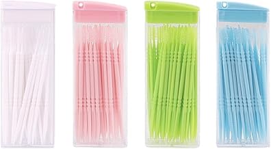 Plastic Toothpicks, Double Ended Plastic Toothpicks, 200 Pieces (Random Color)