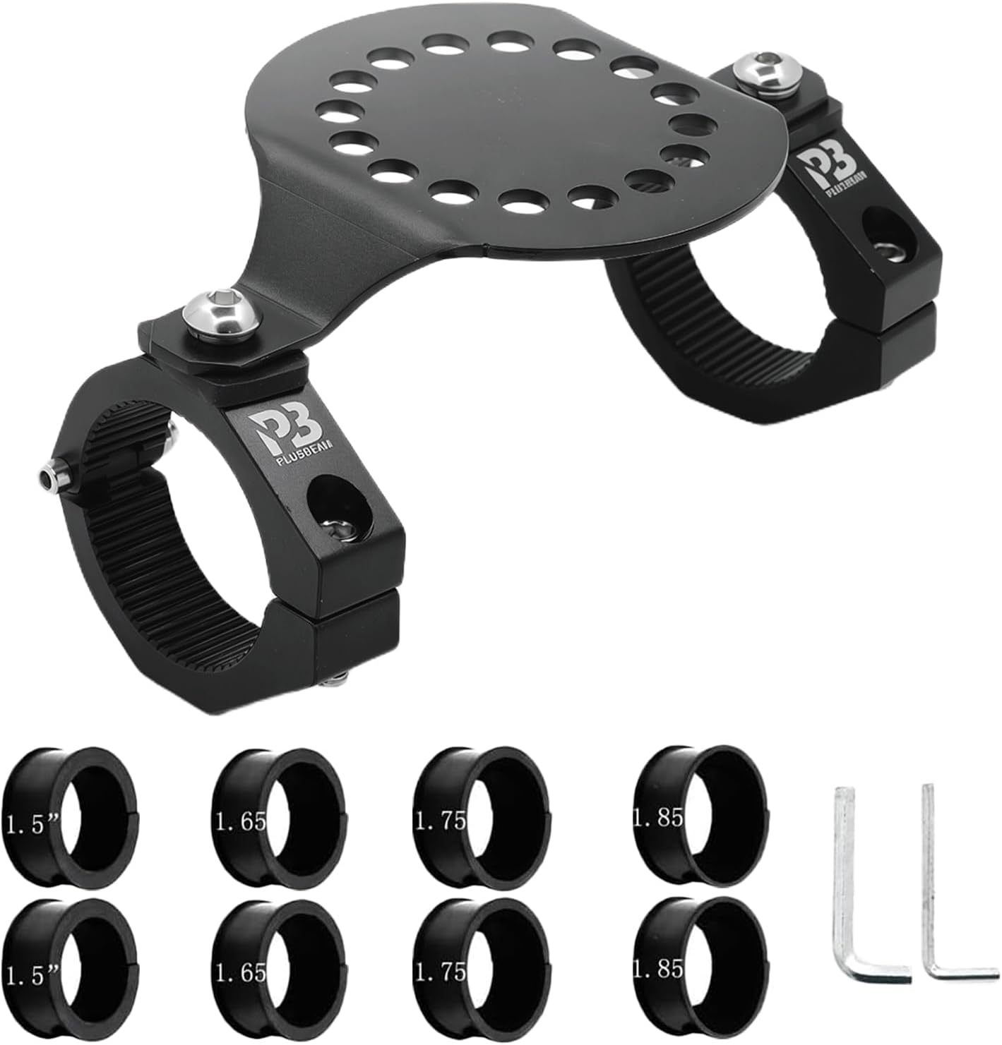 UTV Gas Can Mount Bracket, Oil Can Water Holder, Quick Release Mounting Bracket Compatible with Polaris RZR Pioneer Can Am Maverick X3 Commander Talon for 1.5 inch- 2 inch Roll Bar