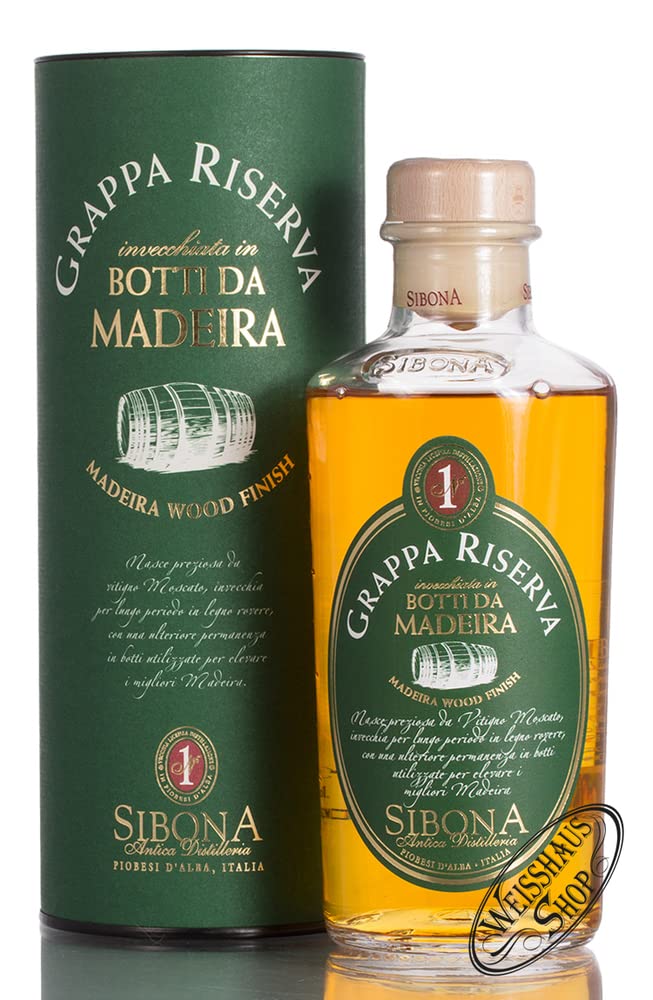 SIBONA No.1 - Grappa Riserva - Botti da Madeira (in einer hübschen Geschenkdose)