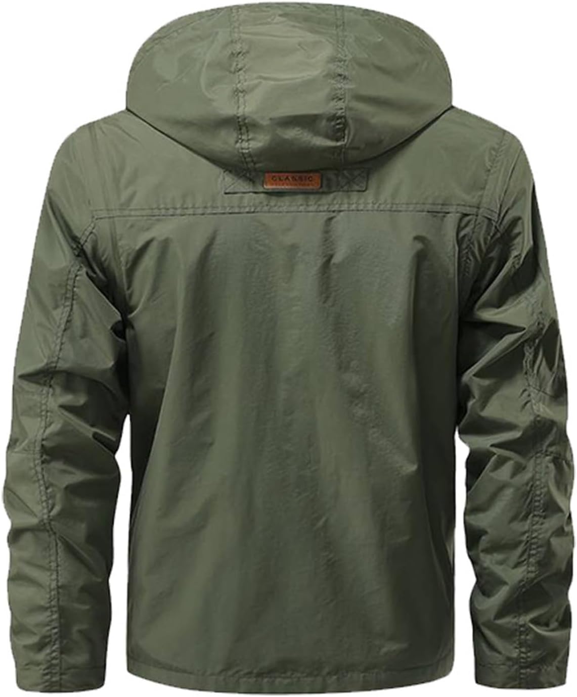 Men's Tactical Jackets Outdoor Functional Workwear Jacket With Removable Hood Versatile Pockets, M-3XL