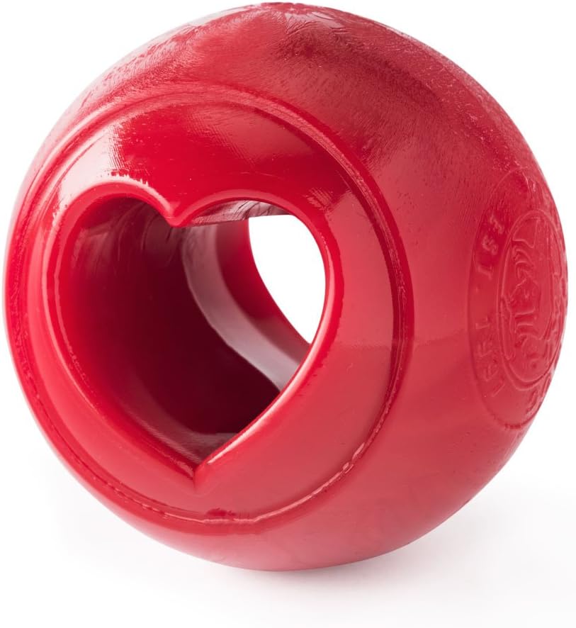 Planet Dog Orbee-Tuff Nooks Red Love Heart Treat-Dispensing Dog Toy