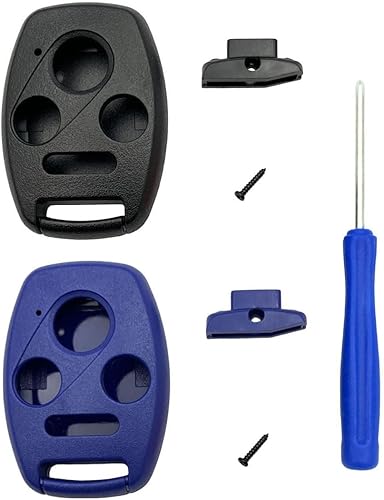 Miniatura 10 de WiCuaSix Funda de repuesto para mando a distancia sin llave para Honda AccordCivic EXPilotCR-V (negro)