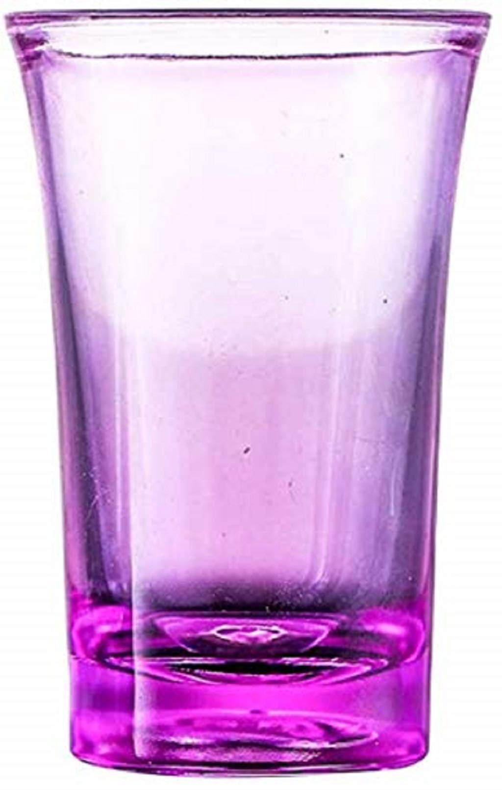 Dayee Purple-6Pcs Party Shots Glasses,6-Pack Shot Glass,1.2-Ounce Acrylic Heavy Base Shot Glasses With 6 Dices For Tequila, Vodka, Cocktail (Purple-6Pcs)