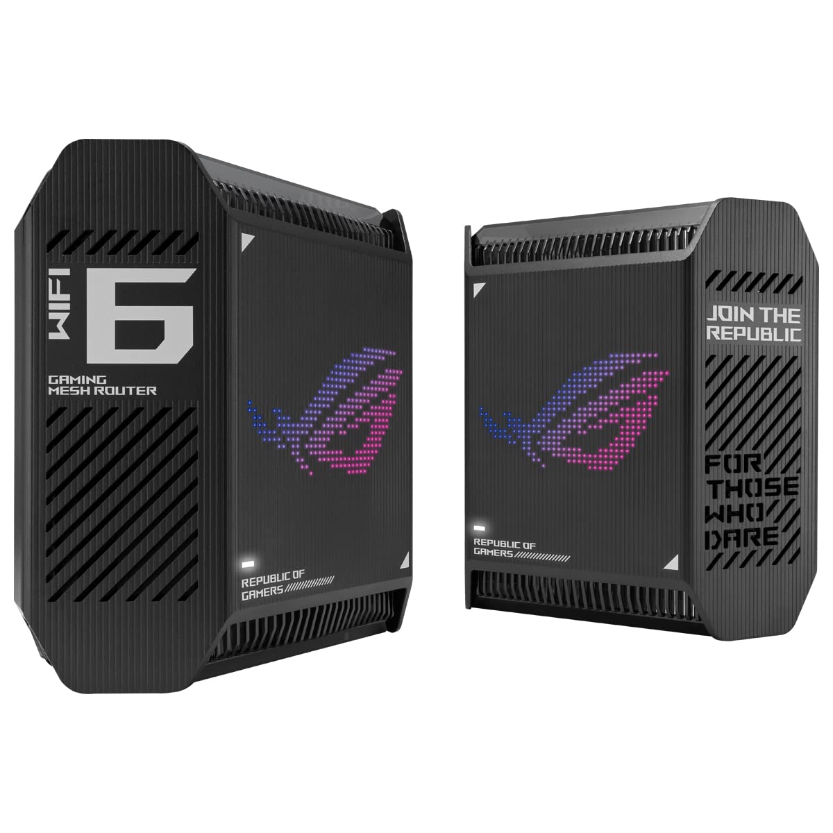 ASUS ROG Rapture GT6 Tri-Band WiFi 6 Mesh WiFi System, covers up to 540㎡, 2.5 Gbps port, triple-level game acceleration, ASUS RangeBoost Plus, 5.9 GHz, free lifetime network security — view 8