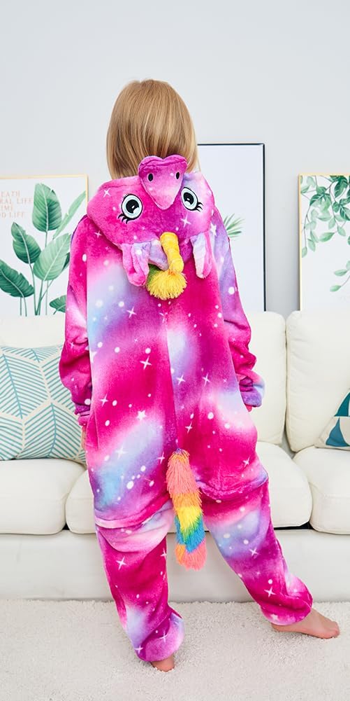 Unisex Children Unicorn Pyjamas Halloween Kids Onesie Costume - Image 7