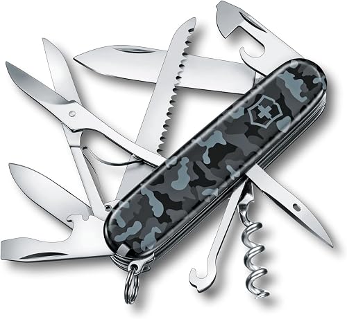 Victorinox Huntsman Swiss Army Knife Multiuso 15 Funzioni Campeggio Navy - 2