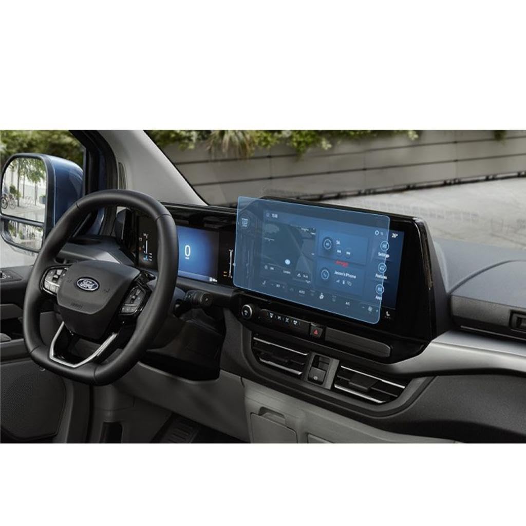 Engo Ford Tourneo Custom 13 İnç İle Uyumlu Ekran Koruyucu Multimedya Şeffaf