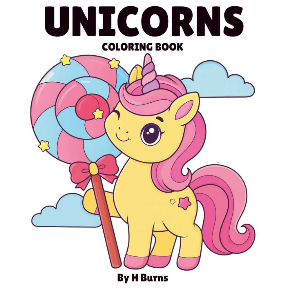 Unicorn Colouring Book